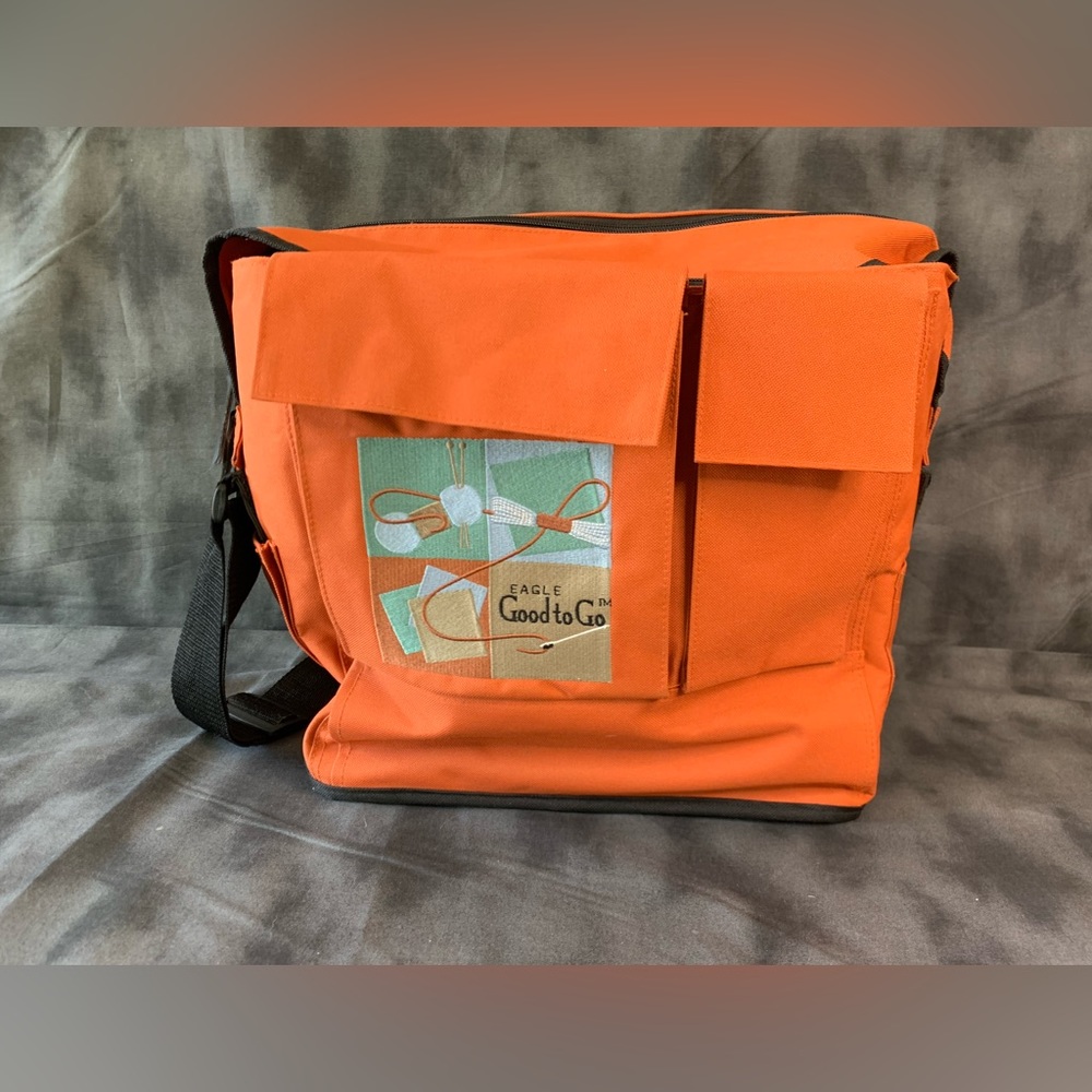 SOLD Eagle Good to Go Large Knitting Crochet Bag